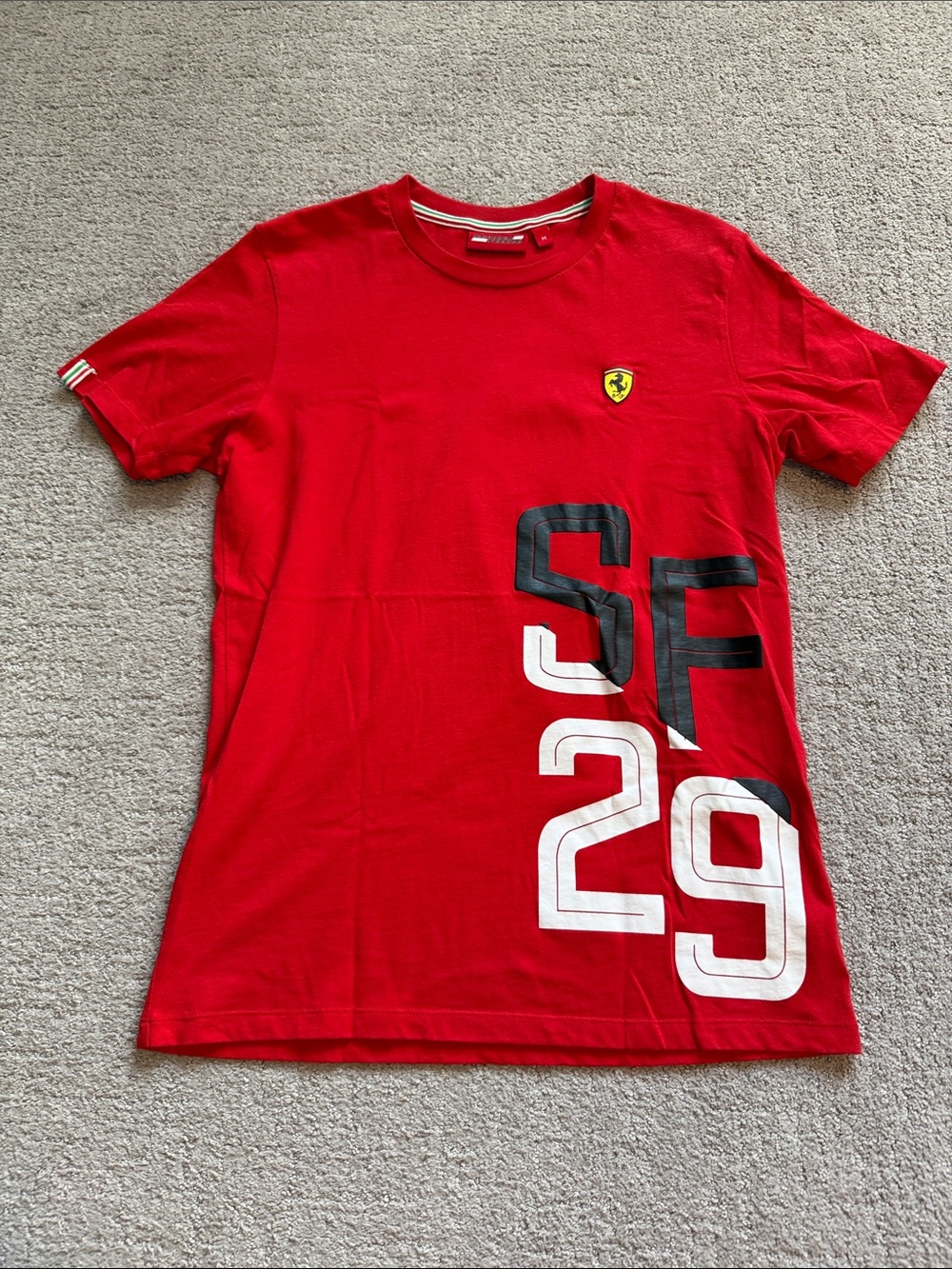 Official Scuderia Ferrari SF29 Collectible Heritage Formula 1 Tee Shirt - Medium